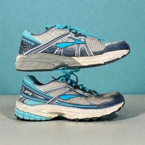 Brooks Women's Adrenaline GTS Athletic Shoes - Teal and Gray